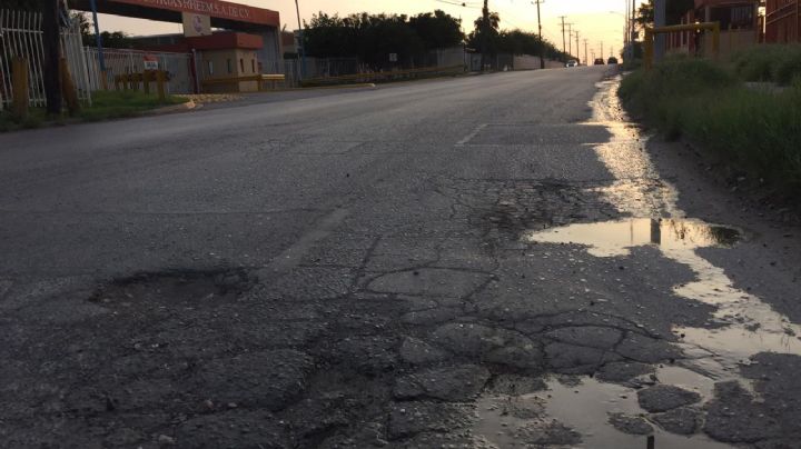 Urge reparar las calles dañadas y con baches en todo Tamaulipas