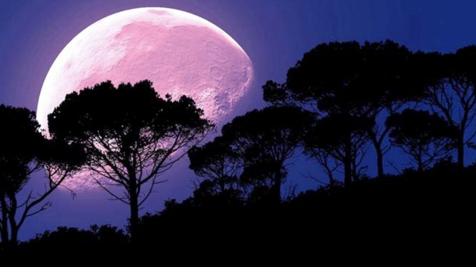La luna se mostrará con tonos rojizos, incluso violetas por la actividad del volcán La Palma