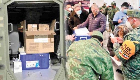 Vacunas covid llegaron esta noche a Nuevo Laredo