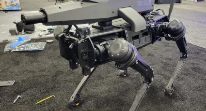 Crean perro robot con rifle integrado para ser usado como seguridad