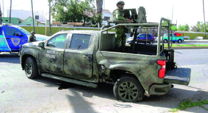 En Nuevo Laredo militar se pasa el rojo; golpea a mujer