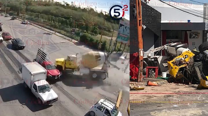 Impactante Video: Revolvedora pierde el control, se lleva de paso automóviles y transeúntes