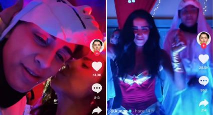 Video: Kunno le jura amor a Barbara de Regil en fiesta de disfraces; suben video bailando