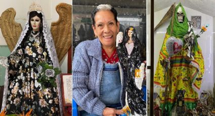 El famoso templo de la Santa Muerte en Tepito: Ve las mejores fotos.