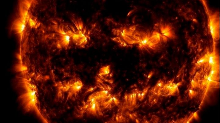 TERRORÍFICO: Captan cara diabólica en el Sol