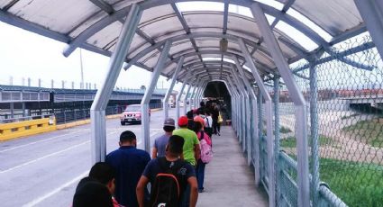 Hombre se lanza al río desde puente internacional