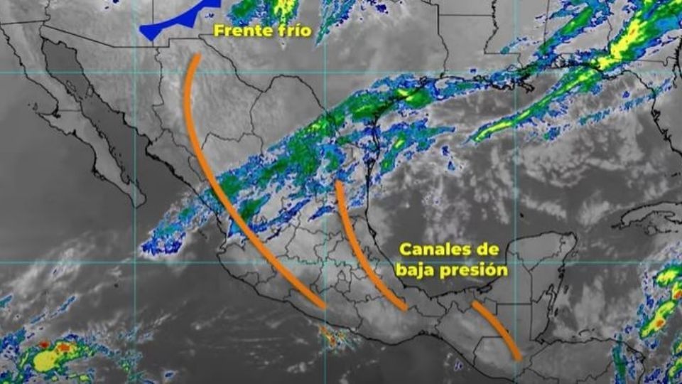 Además del clima frío. se pronostican lluvias.