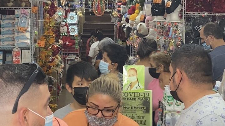 Aprovechan puente vacacional para el "shopping"... y para vacunar a sus hijos