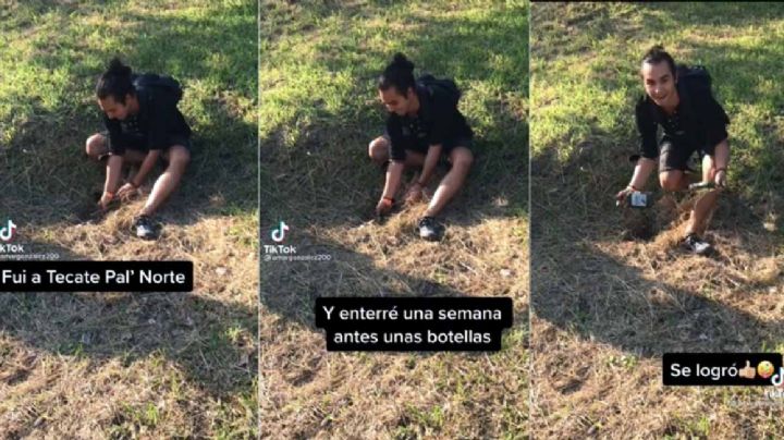 "Siembra" botellas de whisky días antes del Pa'l Norte; las desentierra el día del festival