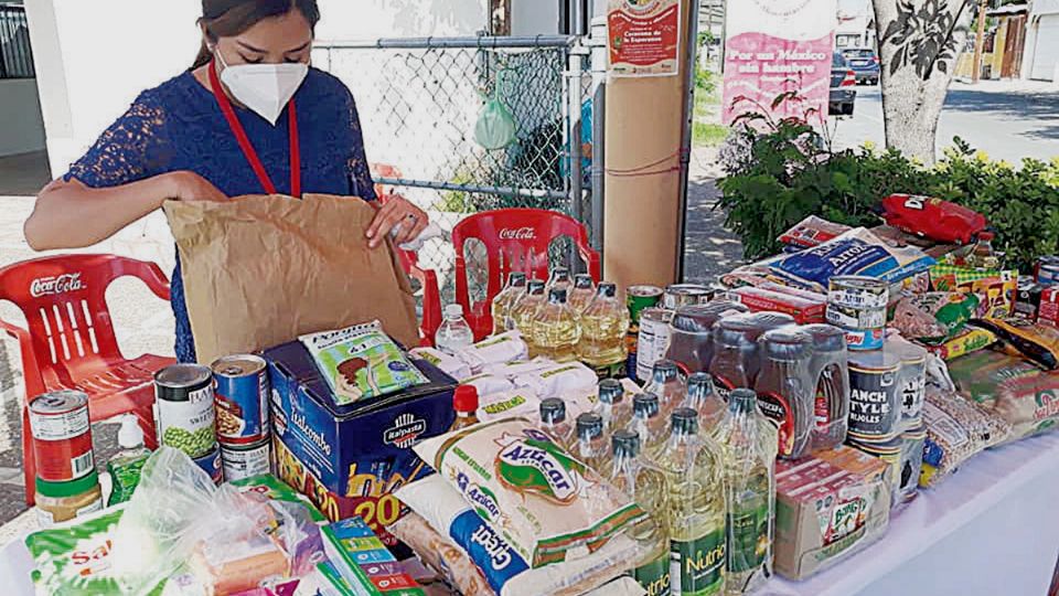 Se tiene el alimento necesario para entregarlo a las personas.