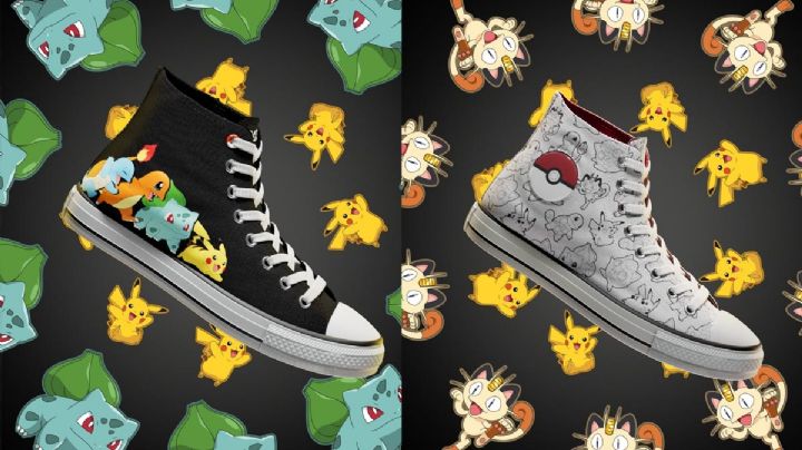 Pokémon tendrá una increíble colaboración con Converse: lanzan calzado