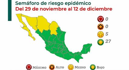 4 estados de la frontera regresan a amarillo; se salva Tamaulipas y sigue en verde