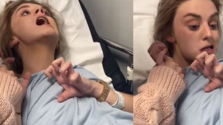 Video: Madre graba a su hija 'congelada' luego de tomar la bebida de un desconocido