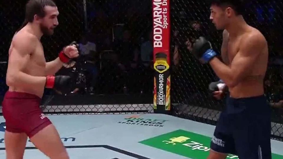 El doloroso momento se vio el marte en Las Vegas durante la velada Dana White Contender Series