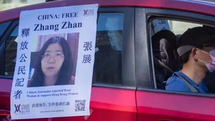 Periodista china encarcelada por documentar brote del covid-19 está al borde de la muerte