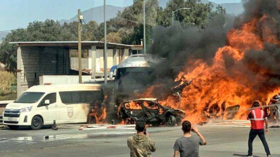 del terrible accidente en la autopista México-Puebla