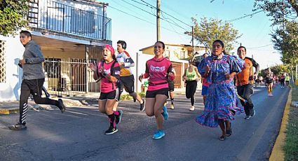 Lorena Ramírez, la maratonista rarámuri corrió por las calles de Nuevo Laredo