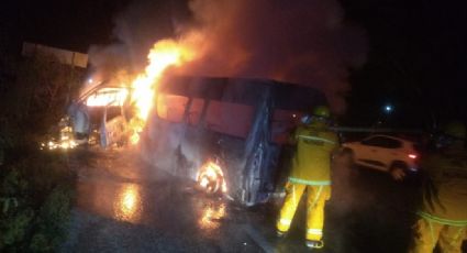 Mueren 10 personas calcinadas en accidente vial en Chiapas