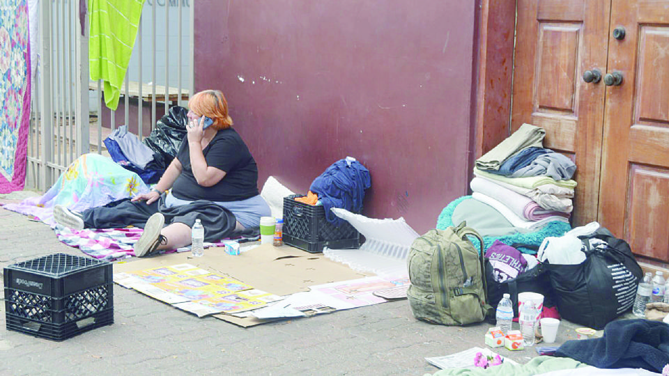 El problema de desamparo en la ciudad se incrementó de manera dramática.