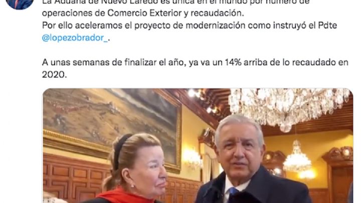 Recauda Aduana de Nuevo Laredo 14% más