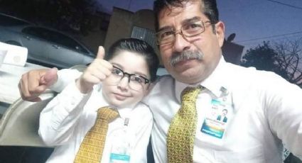 Niño celebra su cumpleaños con temática de su mayor héroe;Se disfraza de su abuelito