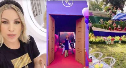 (Videos) Influencer regiomontana sorprende con megafiesta de Willy Wonka para sus hijas