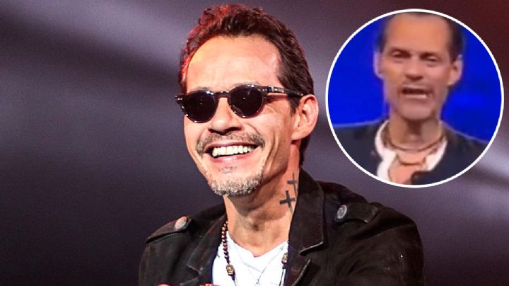 VIDEO: ¿Qué le pasó a Marc Anthony? Preocupa a fans por extraño gesto que hizo en concierto