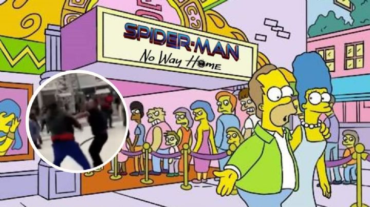 (Video) Por hacer spoliers de “Spiderman: No Way Home” los agarran a golpes