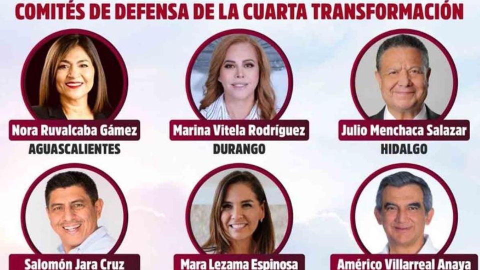 Candidatos para las gubernaturas de Aguascalientes, Durango, Hidalgo, Oaxaca, Quintana Roo y Tamaulipas 2022