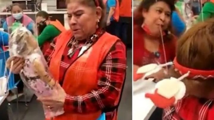‘Yo nunca en mi vida tuve una muñeca’, abuelita llora por su regalo (VIDEO)