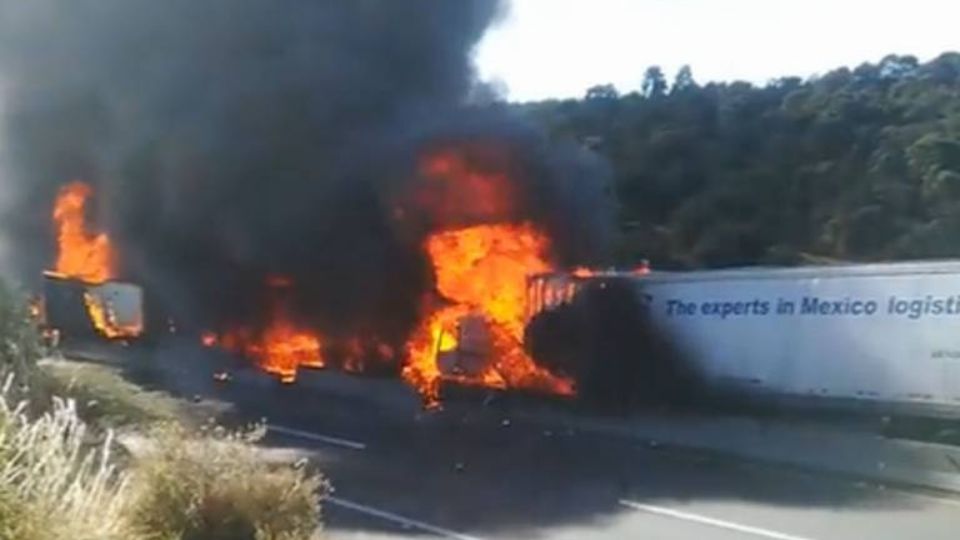 Percance se presentó en la autopista Arco Norte en dirección a Puebla.