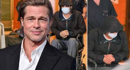 Brad Pitt es captado en sillas de rueda al salir de un hospital