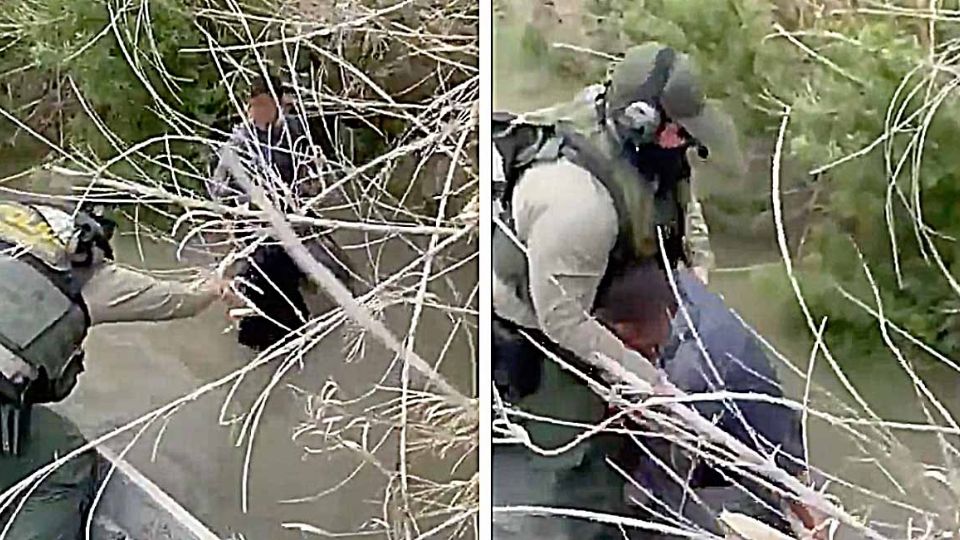 La llegada de los agentes de la Border Patrol fue valiosa para que los menores no se ahogaran en el Río Bravo