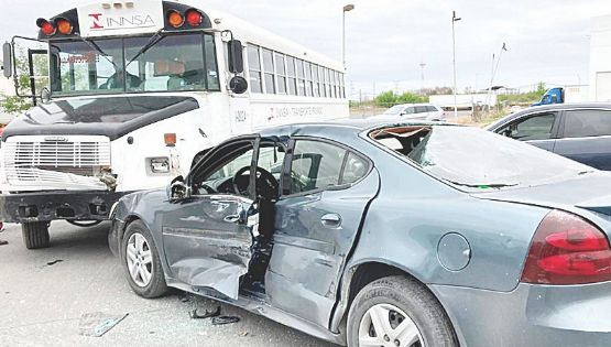 Choque lo manda al hospital