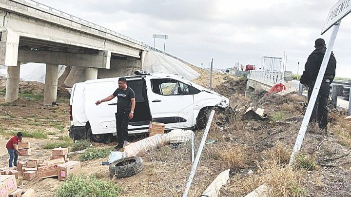 Se salva de morir en un carreterazo