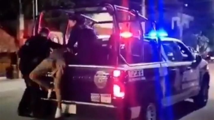 Captan otro abuso policial en Tulum; golpean a detenido (VIDEO)