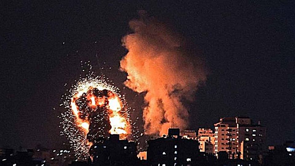 Israel bombardeó la franja de Gaza