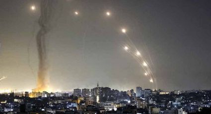 IMPRESIONANTE VIDEO: Así se ve el ataque de misiles de la Franja de Gaza a Tel Aviv