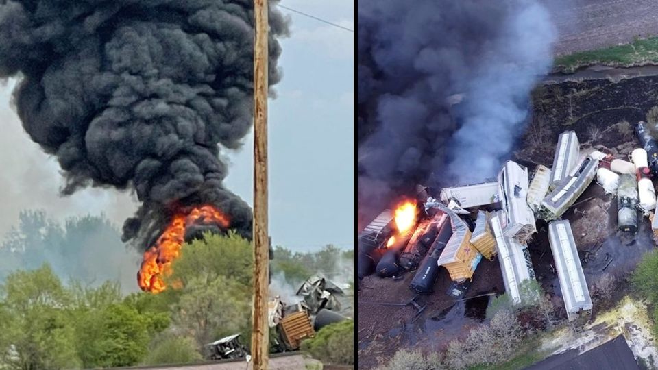 Unidades de materiales peligrosos se movilizaron al lugar