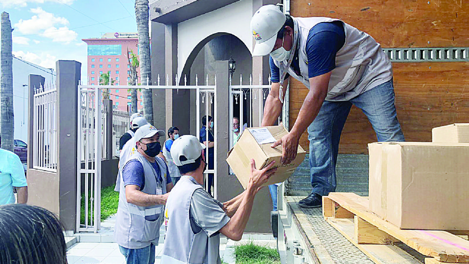 Son 700 mil 600 las boletas que llegaron a la ciudad.