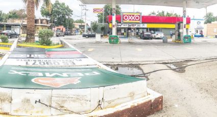 Dañadas, 40% de las gasolineras en Nuevo Laredo por tormenta