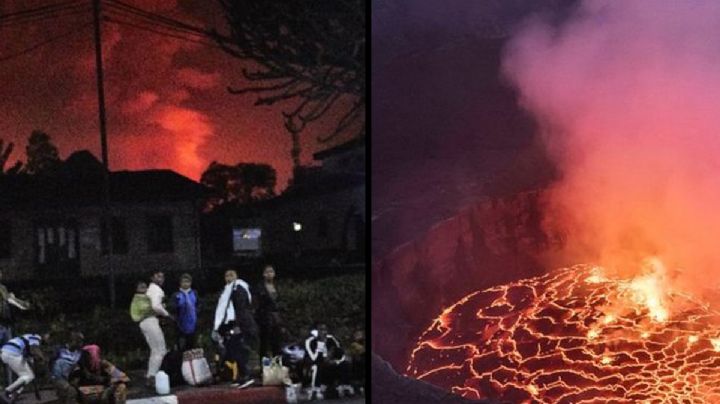 IMPACTANTES FOTOS: Sorpresiva erupción de volcán en el Congo deja muertos