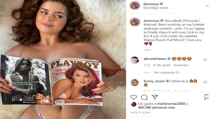Demi Rose anuncia a seguidores que podrán ver sus fotos más exclusivas