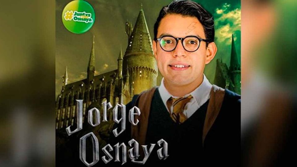 Jorge Osnaya hace campaña como el mago y otros personajes