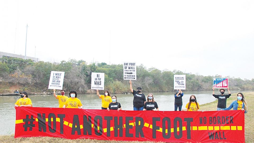 Activistas locales ya se preparan para una nueva lucha contra el
muro en la frontera.