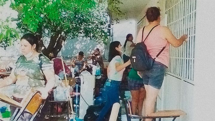 Escuelas en Nuevo Laredo , devastadas, a un mes de la tromba