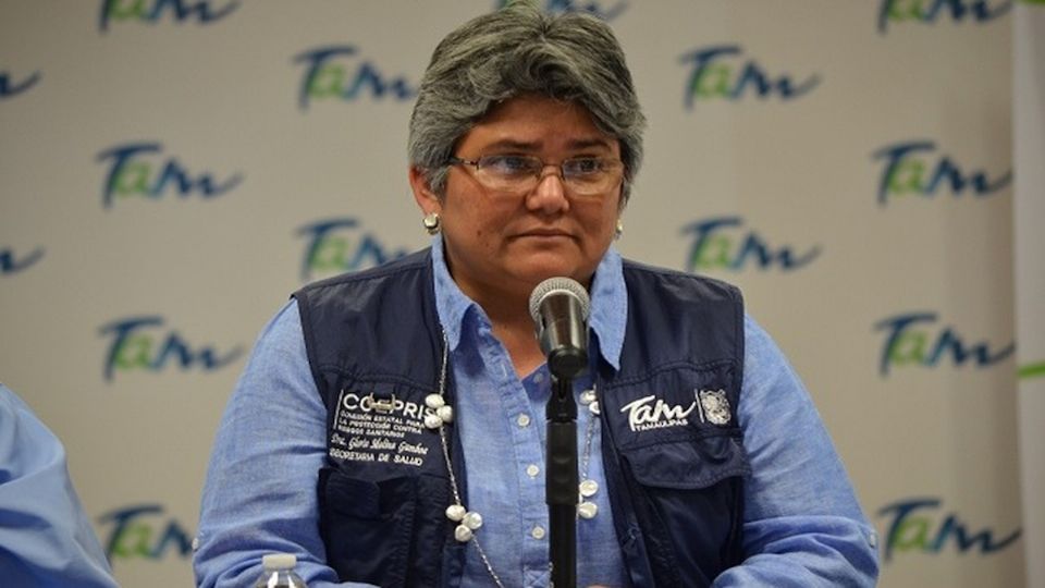 Gloria Molina Gamboa, titular de salud en Tamaulipas.