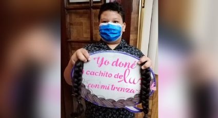 ¡Conmovedor! Niño tamaulipeco deja crecer su cabello para donarlo a niñas con cáncer