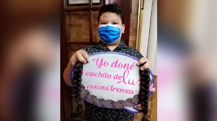 ¡Conmovedor! Niño tamaulipeco deja crecer su cabello para donarlo a niñas con cáncer