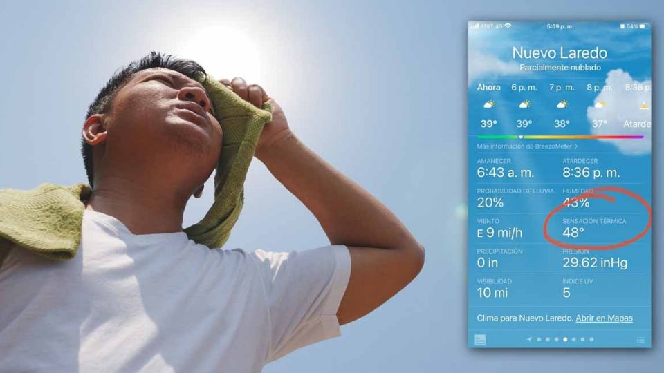 El calor estuvo en su máxima expresión